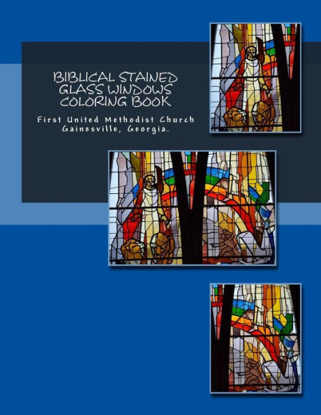 Biblical Stained Glass Windows Coloring Book: Learning The Bible Through Stained Glass