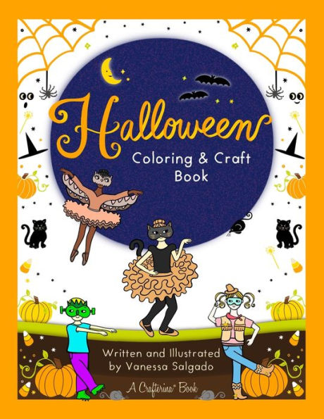 Halloween Coloring & Craft Book (Crafterina? Book Series)