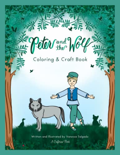 Peter And The Wolf Coloring & Craft Book (Crafterina? Book Series)