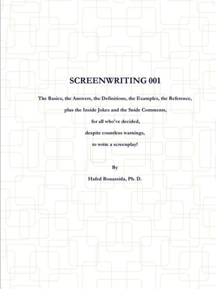 Screenwriting 001