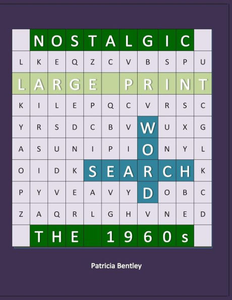 Nostalgic Large Print Word Search: The 1960S