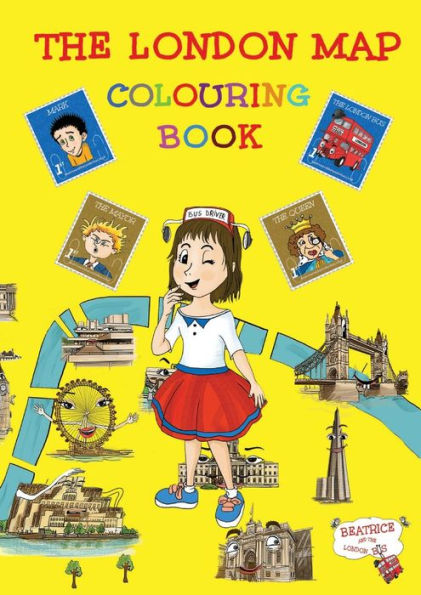 The London Map Colouring Book: Spin Off Of Beatrice And The London Bus Book Series