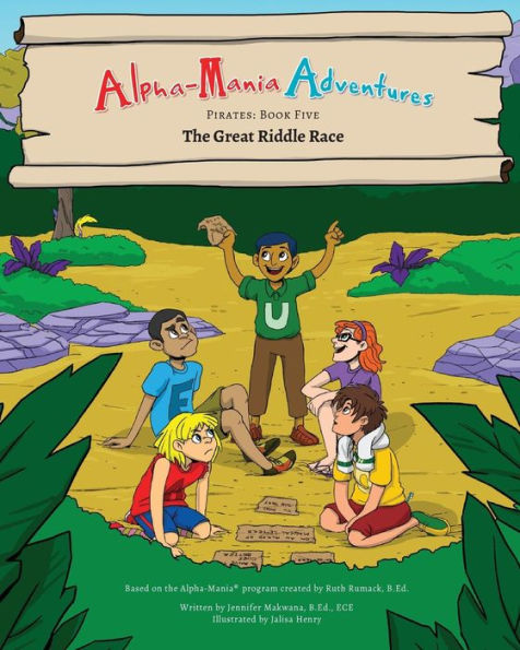 Alpha-Mania Adventures: The Great Riddle Race: A Sound Manipulation Book (Pirates)