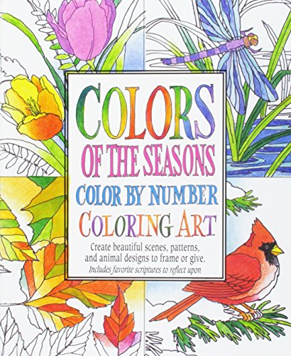 Colors Of The Seasons Color By Number Coloring Art