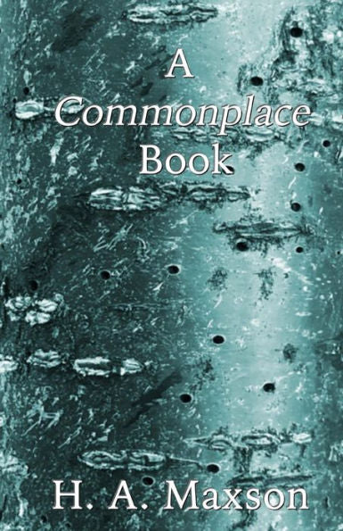 A Commonplace Book