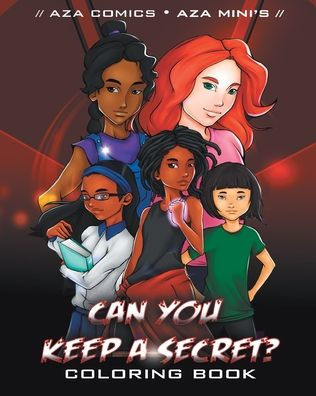 Aza Comics Can You Keep A Secret? Coloring Book (Aza Mini's)