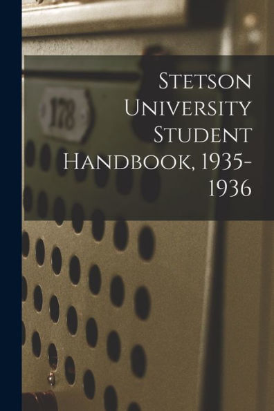 Stetson University Student Handbook, 1935-1936