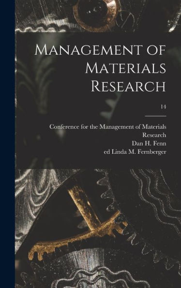 Management Of Materials Research; 14