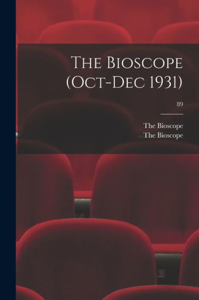 The Bioscope (Oct-Dec 1931); 89