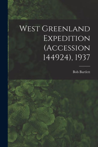 West Greenland Expedition (Accession 144924), 1937