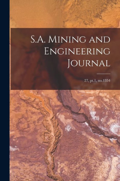 S.A. Mining And Engineering Journal; 27, Pt.1, No.1354