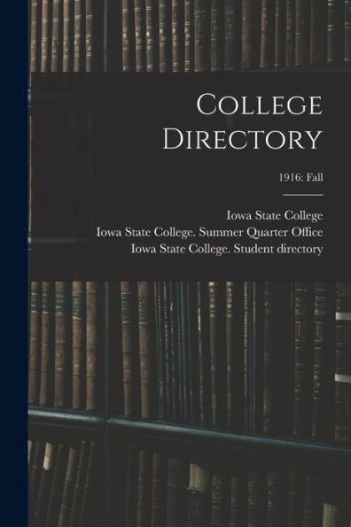 College Directory; 1916: Fall
