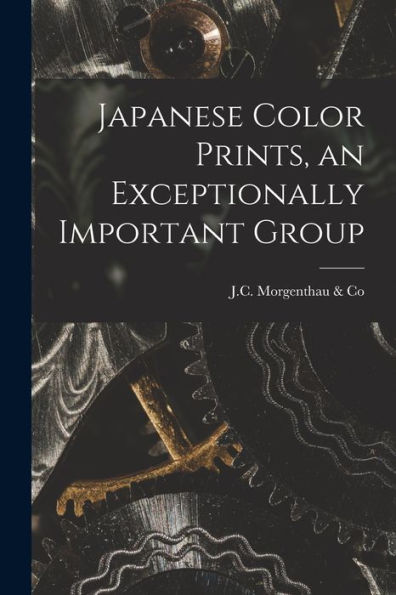 Japanese Color Prints, An Exceptionally Important Group