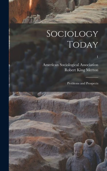 Sociology Today; Problems And Prospects; 1