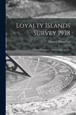 Loyalty Islands Survey 1938: Uvea Island Summary: Original Map In File.
