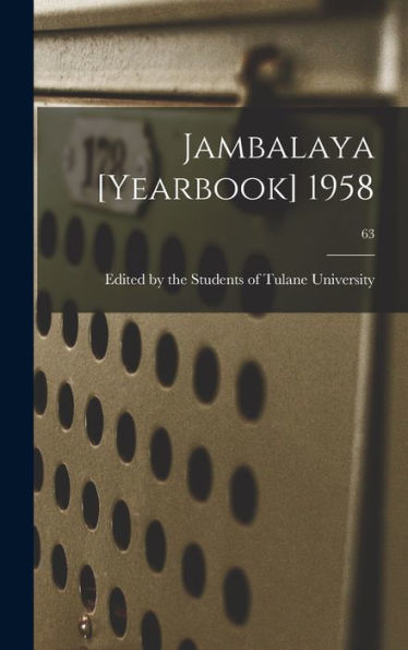 Jambalaya [Yearbook] 1958; 63