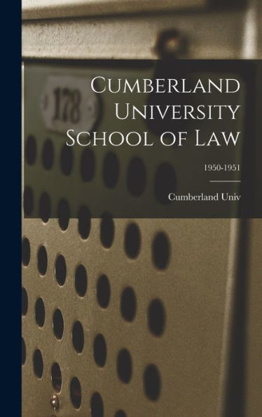 Cumberland University School Of Law; 1950-1951