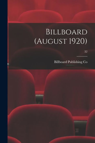 Billboard (August 1920); 32