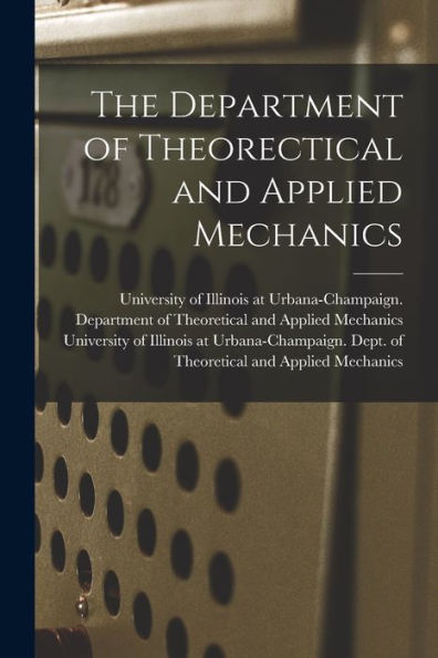 The Department Of Theorectical And Applied Mechanics