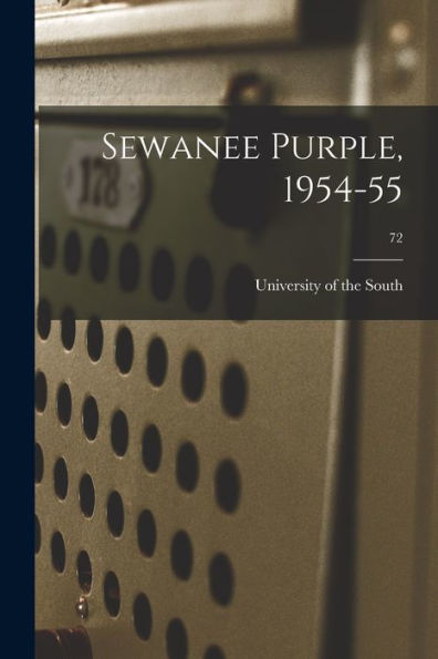 Sewanee Purple, 1954-55; 72