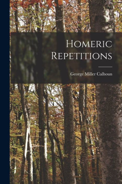 Homeric Repetitions