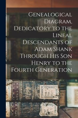 Genealogical Diagram, Dedicatory To The Lineal Descendants Of Adam Shank Through His Son Henry To The Fourth Generation