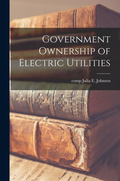 Government Ownership Of Electric Utilities