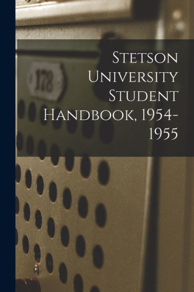 Stetson University Student Handbook, 1954-1955