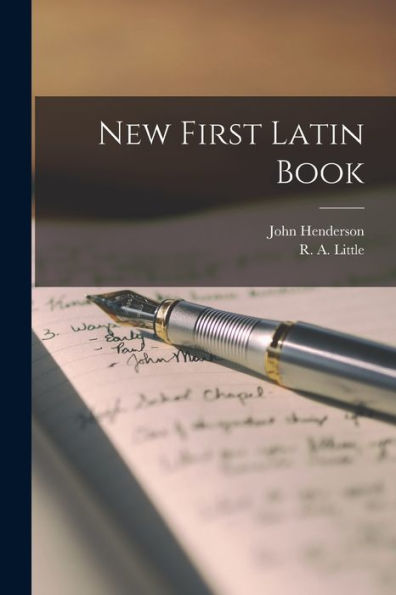 New First Latin Book [Microform]