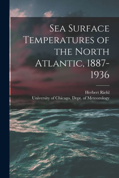Sea Surface Temperatures Of The North Atlantic, 1887-1936
