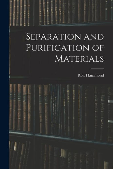 Separation And Purification Of Materials