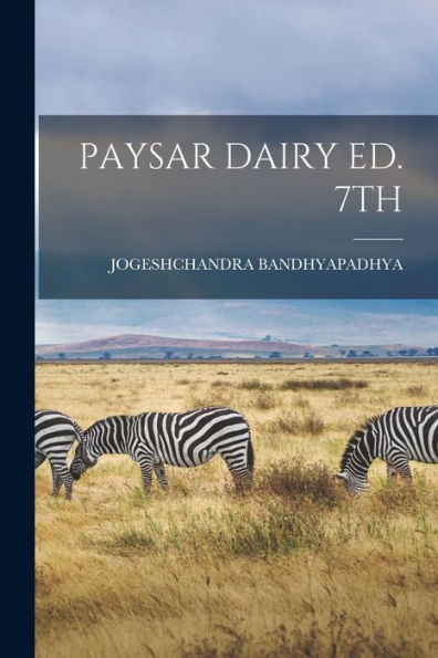 Paysar Dairy Ed. 7Th