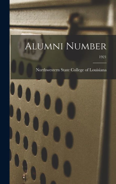 Alumni Number; 1921