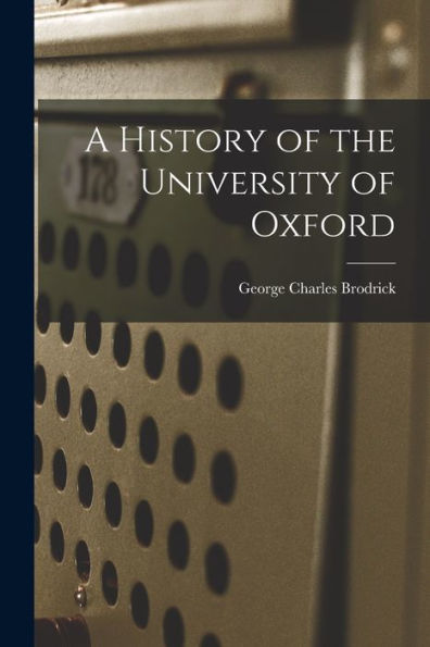 A History Of The University Of Oxford