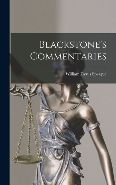 Blackstone'S Commentaries