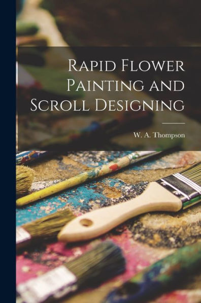 Rapid Flower Painting And Scroll Designing