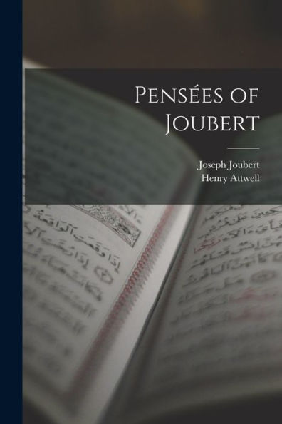 Pensées Of Joubert