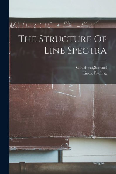 The Structure Of Line Spectra