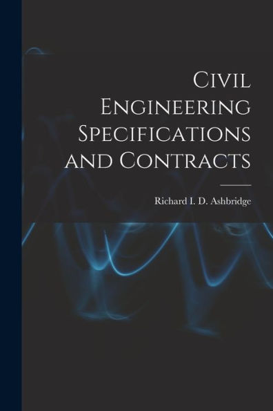 Civil Engineering Specifications And Contracts