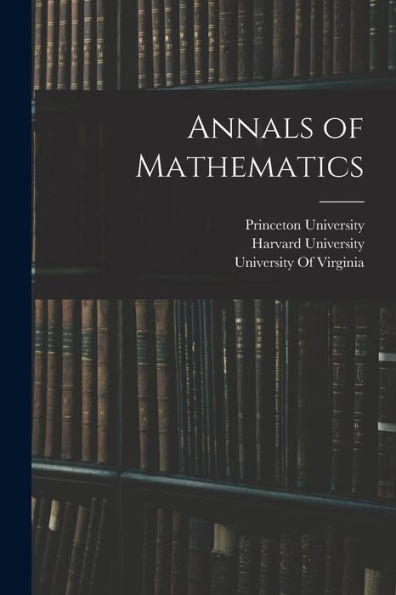 Annals Of Mathematics