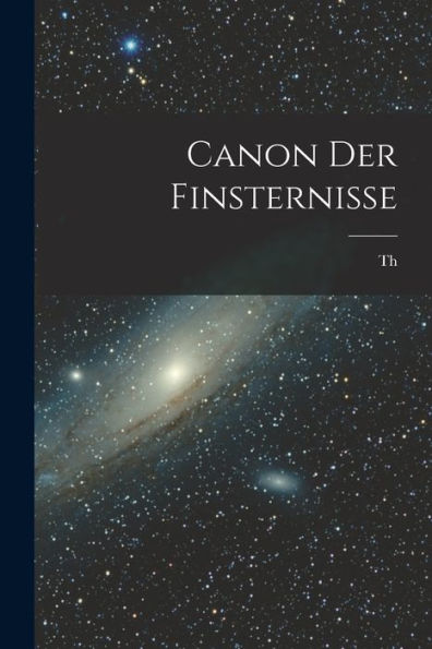 Canon Der Finsternisse (German Edition)