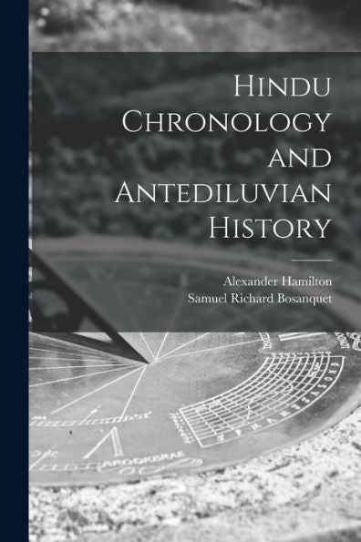 Hindu Chronology And Antediluvian History