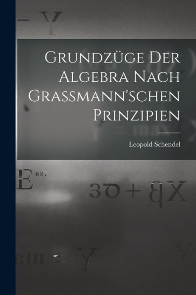 Grundzüge Der Algebra Nach Grassmann'Schen Prinzipien