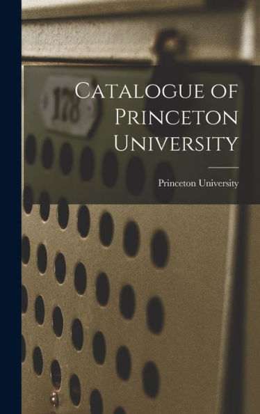 Catalogue Of Princeton University