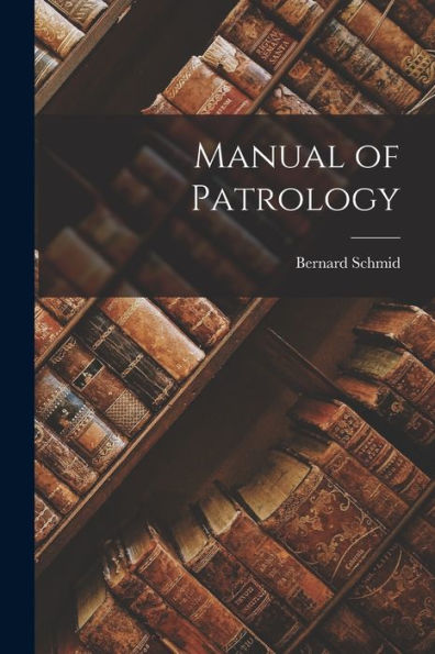 Manual Of Patrology
