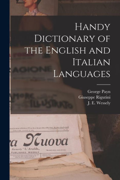 Handy Dictionary Of The English And Italian Languages