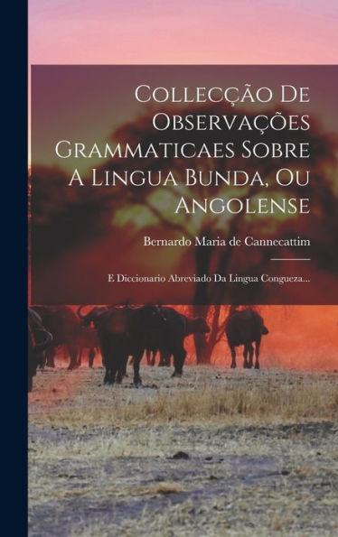 Collecção De Observações Grammaticaes Sobre A Lingua Bunda, Ou Angolense: E Diccionario Abreviado Da Lingua Congueza... (Portuguese Edition)