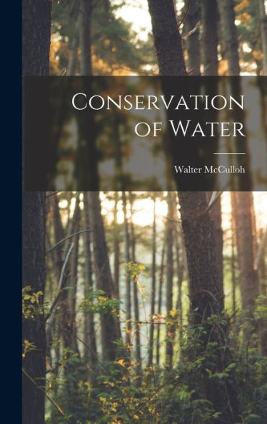 Conservation Of Water