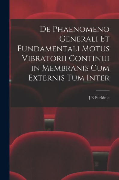 De Phaenomeno Generali Et Fundamentali Motus Vibratorii Continui In Membranis Cum Externis Tum Inter