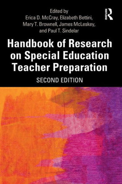 Handbook Of Research On Special Education Teacher Preparation